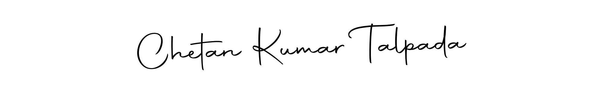 Make a beautiful signature design for name Chetan Kumar Talpada. Use this online signature maker to create a handwritten signature for free. Chetan Kumar Talpada signature style 10 images and pictures png
