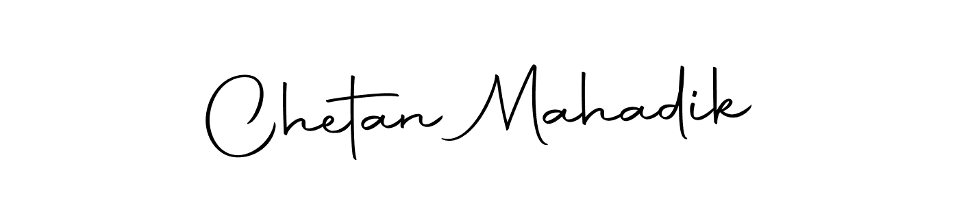 Design your own signature with our free online signature maker. With this signature software, you can create a handwritten (Autography-DOLnW) signature for name Chetan Mahadik. Chetan Mahadik signature style 10 images and pictures png