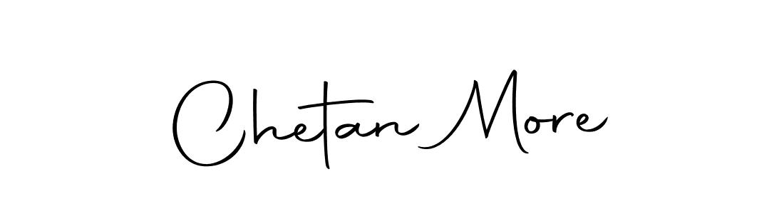 Design your own signature with our free online signature maker. With this signature software, you can create a handwritten (Autography-DOLnW) signature for name Chetan More. Chetan More signature style 10 images and pictures png