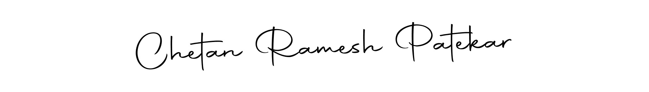 How to make Chetan Ramesh Patekar name signature. Use Autography-DOLnW style for creating short signs online. This is the latest handwritten sign. Chetan Ramesh Patekar signature style 10 images and pictures png