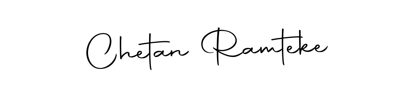 How to make Chetan Ramteke name signature. Use Autography-DOLnW style for creating short signs online. This is the latest handwritten sign. Chetan Ramteke signature style 10 images and pictures png