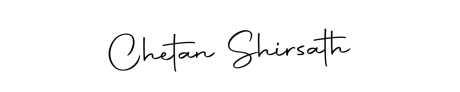 How to make Chetan Shirsath name signature. Use Autography-DOLnW style for creating short signs online. This is the latest handwritten sign. Chetan Shirsath signature style 10 images and pictures png