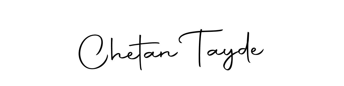 How to make Chetan Tayde signature? Autography-DOLnW is a professional autograph style. Create handwritten signature for Chetan Tayde name. Chetan Tayde signature style 10 images and pictures png