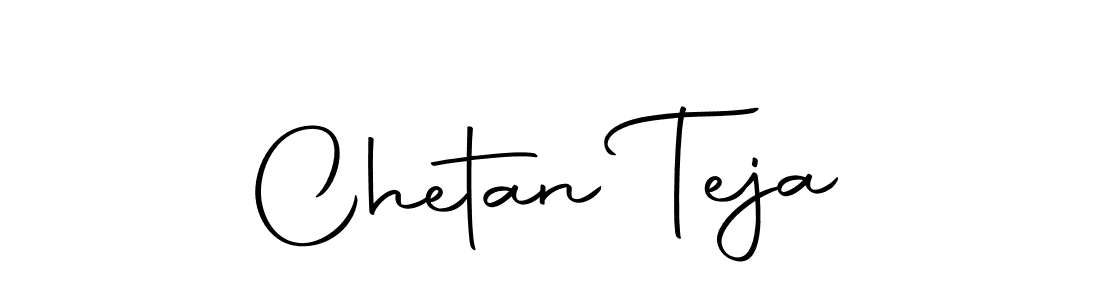 Design your own signature with our free online signature maker. With this signature software, you can create a handwritten (Autography-DOLnW) signature for name Chetan Teja. Chetan Teja signature style 10 images and pictures png