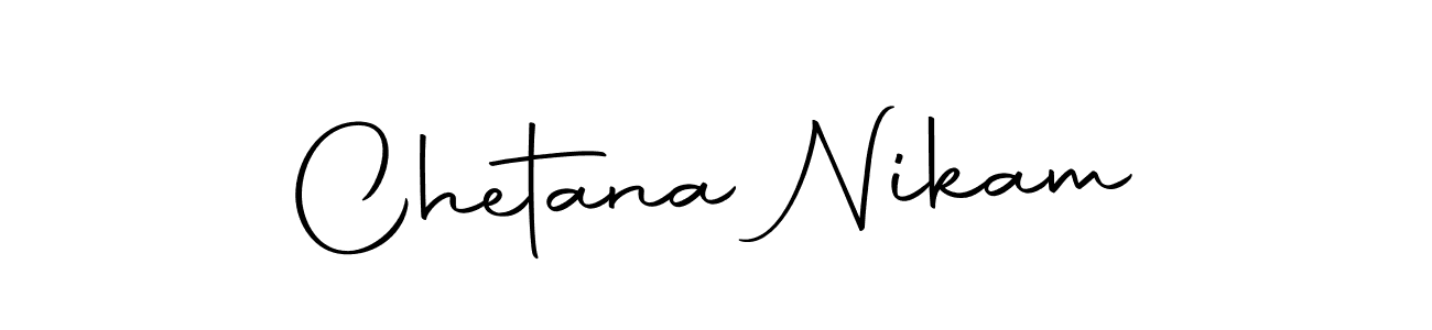 Make a beautiful signature design for name Chetana Nikam. With this signature (Autography-DOLnW) style, you can create a handwritten signature for free. Chetana Nikam signature style 10 images and pictures png