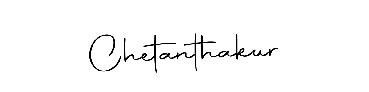 How to make Chetanthakur name signature. Use Autography-DOLnW style for creating short signs online. This is the latest handwritten sign. Chetanthakur signature style 10 images and pictures png