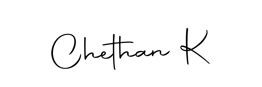 Use a signature maker to create a handwritten signature online. With this signature software, you can design (Autography-DOLnW) your own signature for name Chethan K. Chethan K signature style 10 images and pictures png