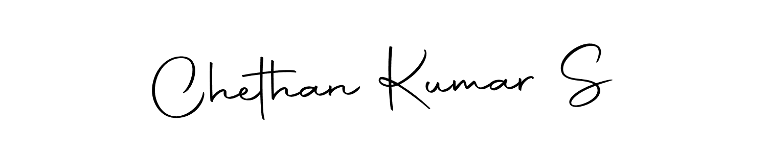 How to make Chethan Kumar S name signature. Use Autography-DOLnW style for creating short signs online. This is the latest handwritten sign. Chethan Kumar S signature style 10 images and pictures png