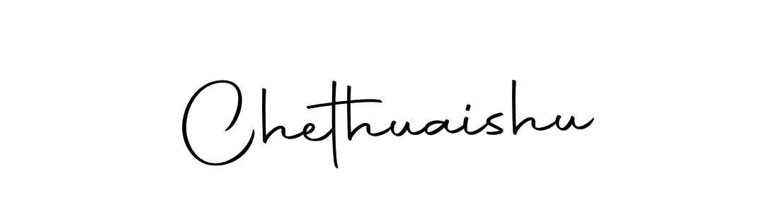Make a beautiful signature design for name Chethuaishu. With this signature (Autography-DOLnW) style, you can create a handwritten signature for free. Chethuaishu signature style 10 images and pictures png