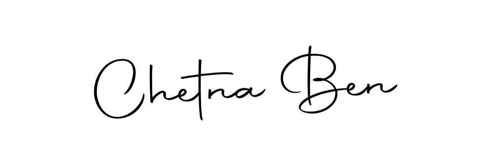 How to make Chetna Ben name signature. Use Autography-DOLnW style for creating short signs online. This is the latest handwritten sign. Chetna Ben signature style 10 images and pictures png