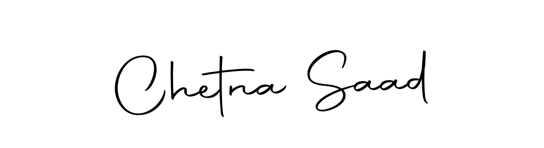 Create a beautiful signature design for name Chetna Saad. With this signature (Autography-DOLnW) fonts, you can make a handwritten signature for free. Chetna Saad signature style 10 images and pictures png
