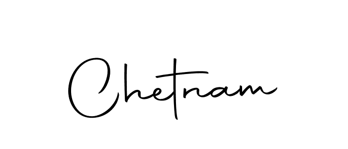 Use a signature maker to create a handwritten signature online. With this signature software, you can design (Autography-DOLnW) your own signature for name Chetnam. Chetnam signature style 10 images and pictures png