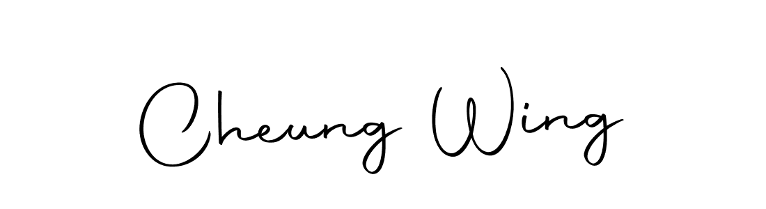 Make a beautiful signature design for name Cheung Wing. With this signature (Autography-DOLnW) style, you can create a handwritten signature for free. Cheung Wing signature style 10 images and pictures png