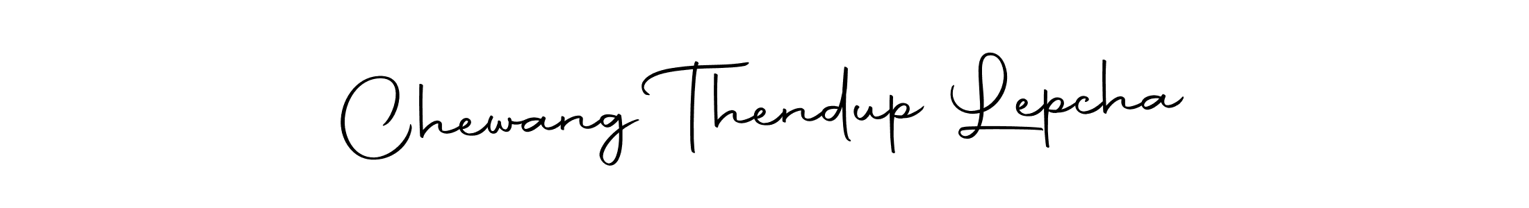 Design your own signature with our free online signature maker. With this signature software, you can create a handwritten (Autography-DOLnW) signature for name Chewang Thendup Lepcha. Chewang Thendup Lepcha signature style 10 images and pictures png