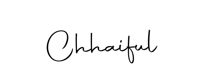 Use a signature maker to create a handwritten signature online. With this signature software, you can design (Autography-DOLnW) your own signature for name Chhaiful. Chhaiful signature style 10 images and pictures png