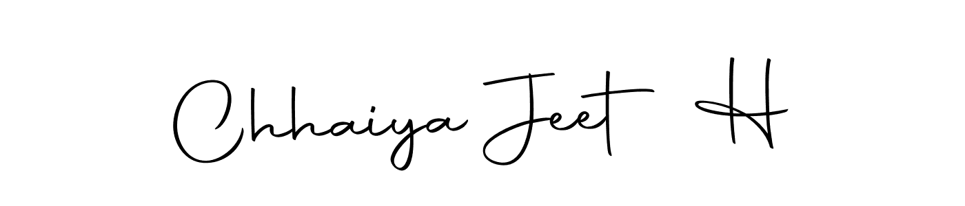 Also we have Chhaiya Jeet H name is the best signature style. Create professional handwritten signature collection using Autography-DOLnW autograph style. Chhaiya Jeet H signature style 10 images and pictures png