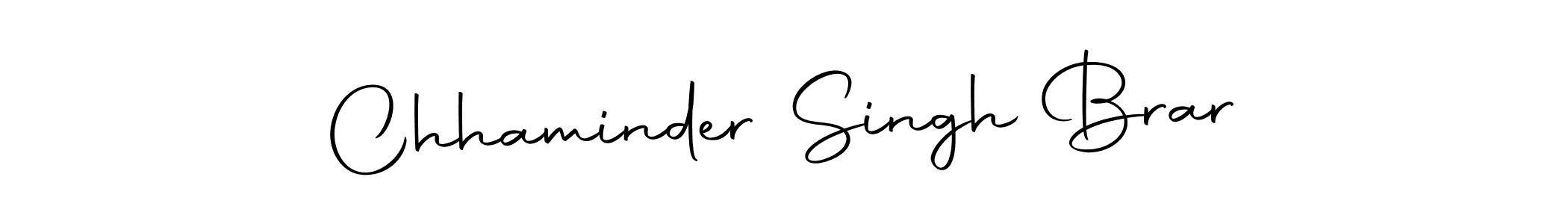 How to make Chhaminder Singh Brar name signature. Use Autography-DOLnW style for creating short signs online. This is the latest handwritten sign. Chhaminder Singh Brar signature style 10 images and pictures png