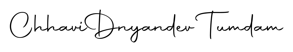 Also we have Chhavi  Dnyandev Tumdam name is the best signature style. Create professional handwritten signature collection using Autography-DOLnW autograph style. Chhavi  Dnyandev Tumdam signature style 10 images and pictures png