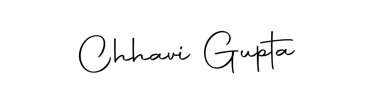 How to make Chhavi Gupta name signature. Use Autography-DOLnW style for creating short signs online. This is the latest handwritten sign. Chhavi Gupta signature style 10 images and pictures png