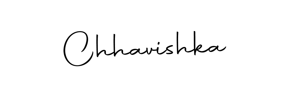 Design your own signature with our free online signature maker. With this signature software, you can create a handwritten (Autography-DOLnW) signature for name Chhavishka. Chhavishka signature style 10 images and pictures png