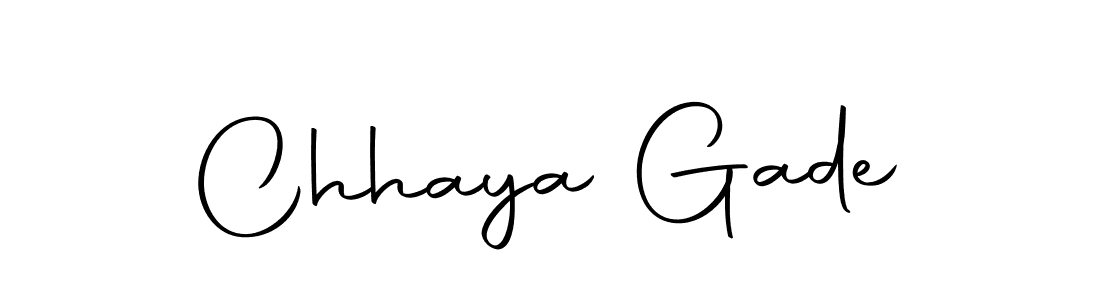 Make a beautiful signature design for name Chhaya Gade. Use this online signature maker to create a handwritten signature for free. Chhaya Gade signature style 10 images and pictures png