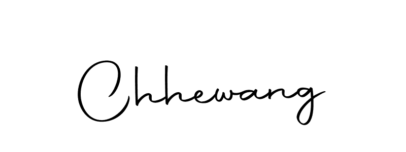 Chhewang stylish signature style. Best Handwritten Sign (Autography-DOLnW) for my name. Handwritten Signature Collection Ideas for my name Chhewang. Chhewang signature style 10 images and pictures png