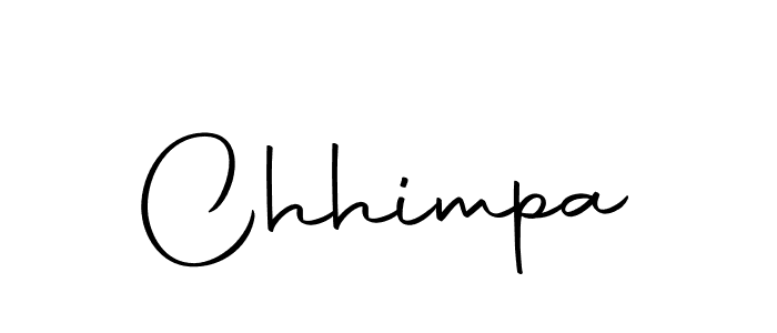 Create a beautiful signature design for name Chhimpa. With this signature (Autography-DOLnW) fonts, you can make a handwritten signature for free. Chhimpa signature style 10 images and pictures png