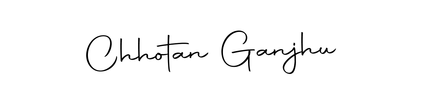 Design your own signature with our free online signature maker. With this signature software, you can create a handwritten (Autography-DOLnW) signature for name Chhotan Ganjhu. Chhotan Ganjhu signature style 10 images and pictures png