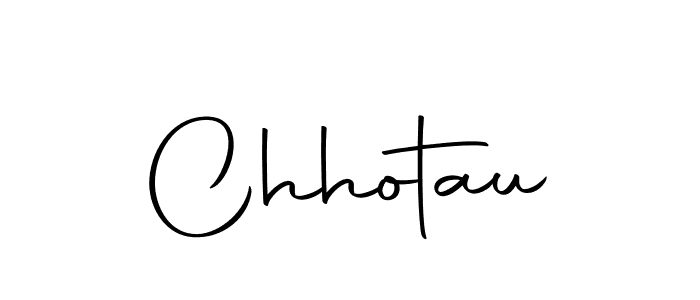 How to make Chhotau signature? Autography-DOLnW is a professional autograph style. Create handwritten signature for Chhotau name. Chhotau signature style 10 images and pictures png