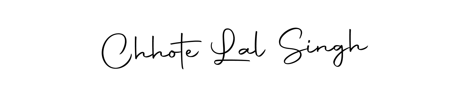 Design your own signature with our free online signature maker. With this signature software, you can create a handwritten (Autography-DOLnW) signature for name Chhote Lal Singh. Chhote Lal Singh signature style 10 images and pictures png