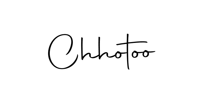 How to make Chhotoo name signature. Use Autography-DOLnW style for creating short signs online. This is the latest handwritten sign. Chhotoo signature style 10 images and pictures png