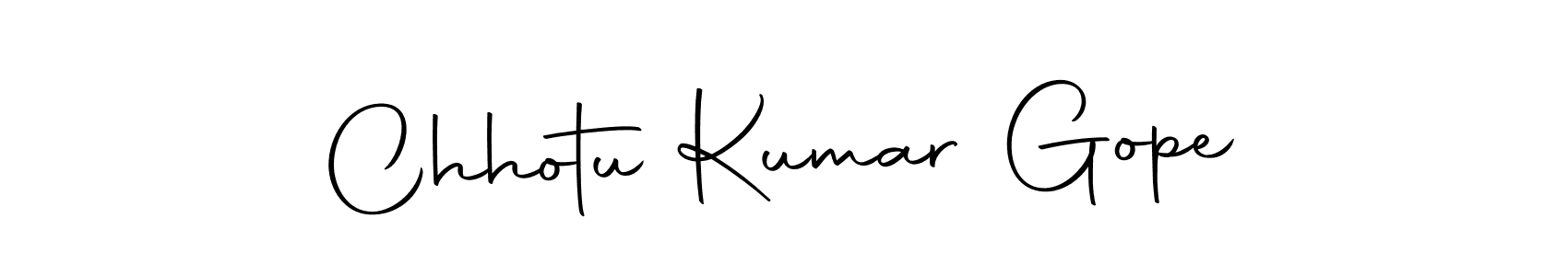 Make a beautiful signature design for name Chhotu Kumar Gope. With this signature (Autography-DOLnW) style, you can create a handwritten signature for free. Chhotu Kumar Gope signature style 10 images and pictures png