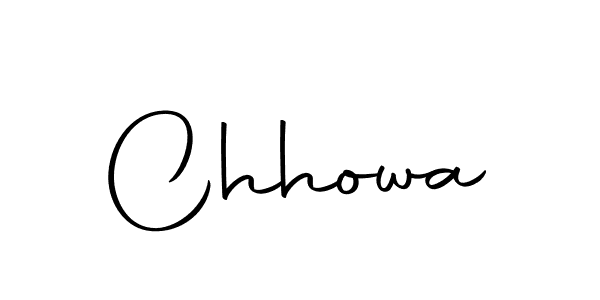 Use a signature maker to create a handwritten signature online. With this signature software, you can design (Autography-DOLnW) your own signature for name Chhowa. Chhowa signature style 10 images and pictures png