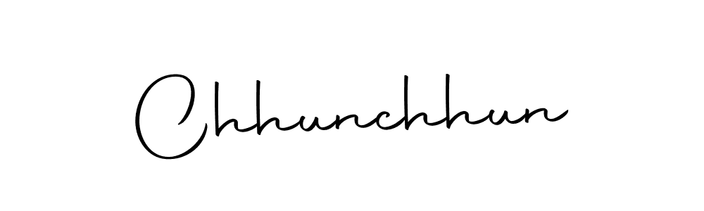 Similarly Autography-DOLnW is the best handwritten signature design. Signature creator online .You can use it as an online autograph creator for name Chhunchhun. Chhunchhun signature style 10 images and pictures png