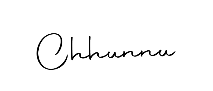 Make a beautiful signature design for name Chhunnu. Use this online signature maker to create a handwritten signature for free. Chhunnu signature style 10 images and pictures png