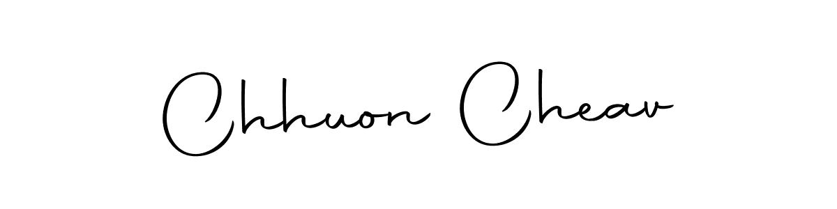 if you are searching for the best signature style for your name Chhuon Cheav. so please give up your signature search. here we have designed multiple signature styles  using Autography-DOLnW. Chhuon Cheav signature style 10 images and pictures png