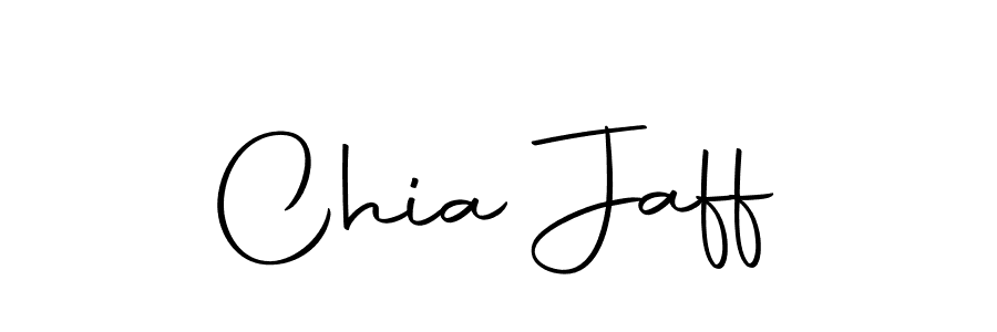 Create a beautiful signature design for name Chia Jaff. With this signature (Autography-DOLnW) fonts, you can make a handwritten signature for free. Chia Jaff signature style 10 images and pictures png