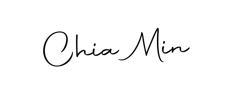 Use a signature maker to create a handwritten signature online. With this signature software, you can design (Autography-DOLnW) your own signature for name Chia Min. Chia Min signature style 10 images and pictures png