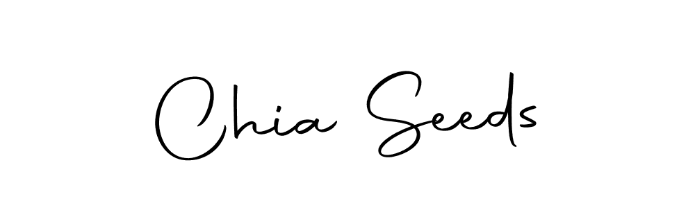 Use a signature maker to create a handwritten signature online. With this signature software, you can design (Autography-DOLnW) your own signature for name Chia Seeds. Chia Seeds signature style 10 images and pictures png
