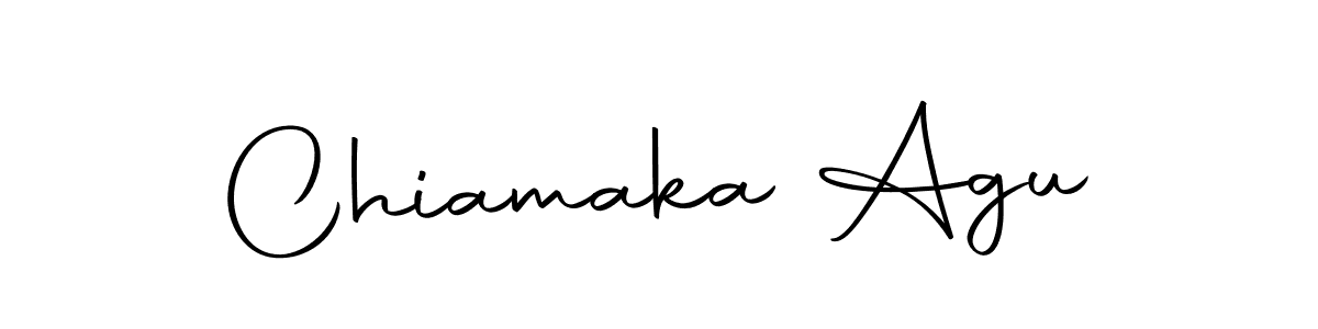 Make a beautiful signature design for name Chiamaka Agu. Use this online signature maker to create a handwritten signature for free. Chiamaka Agu signature style 10 images and pictures png