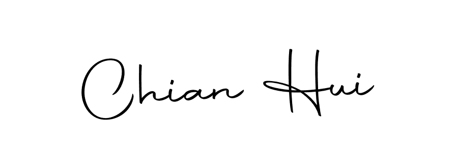 Use a signature maker to create a handwritten signature online. With this signature software, you can design (Autography-DOLnW) your own signature for name Chian Hui. Chian Hui signature style 10 images and pictures png