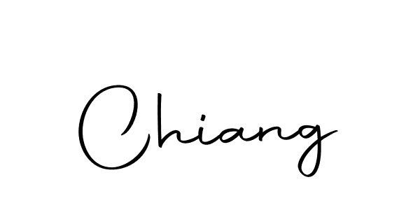 Make a beautiful signature design for name Chiang. Use this online signature maker to create a handwritten signature for free. Chiang signature style 10 images and pictures png