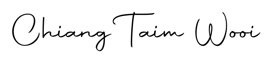 The Autography-DOLnW font transforms the name Chiang Taim Wooi into an executive sign with sharp precision and distinguished character. Chiang Taim Wooi signature style 10 images and pictures png