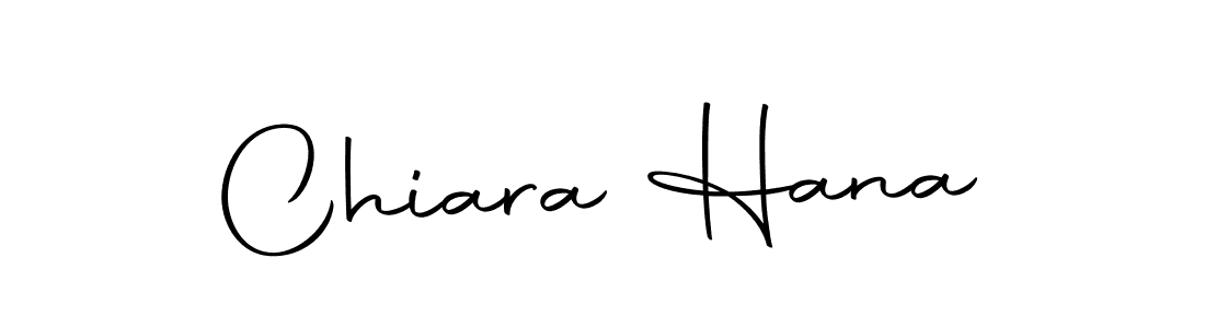 Chiara Hana stylish signature style. Best Handwritten Sign (Autography-DOLnW) for my name. Handwritten Signature Collection Ideas for my name Chiara Hana. Chiara Hana signature style 10 images and pictures png