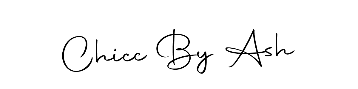 Design your own signature with our free online signature maker. With this signature software, you can create a handwritten (Autography-DOLnW) signature for name Chicc By Ash. Chicc By Ash signature style 10 images and pictures png
