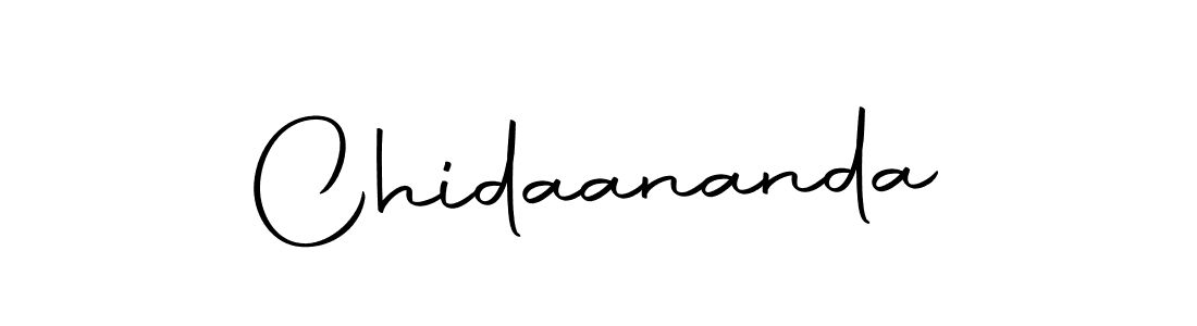 Make a beautiful signature design for name Chidaananda. With this signature (Autography-DOLnW) style, you can create a handwritten signature for free. Chidaananda signature style 10 images and pictures png