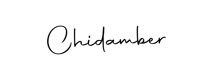 Make a beautiful signature design for name Chidamber. With this signature (Autography-DOLnW) style, you can create a handwritten signature for free. Chidamber signature style 10 images and pictures png