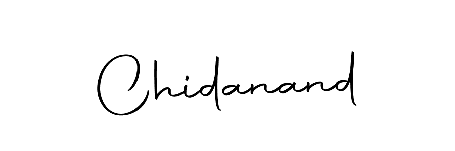 Create a beautiful signature design for name Chidanand. With this signature (Autography-DOLnW) fonts, you can make a handwritten signature for free. Chidanand signature style 10 images and pictures png