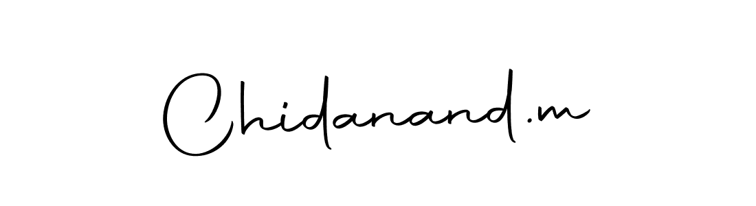 Make a beautiful signature design for name Chidanand.m. Use this online signature maker to create a handwritten signature for free. Chidanand.m signature style 10 images and pictures png