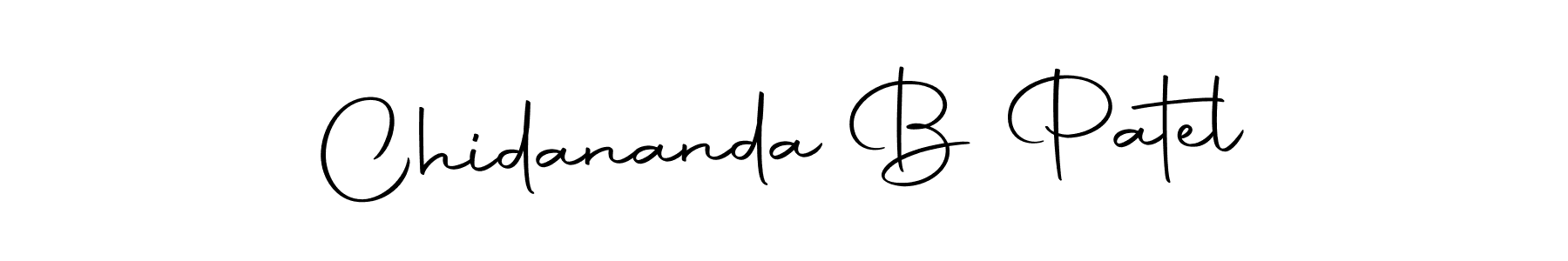 How to make Chidananda B Patel signature? Autography-DOLnW is a professional autograph style. Create handwritten signature for Chidananda B Patel name. Chidananda B Patel signature style 10 images and pictures png